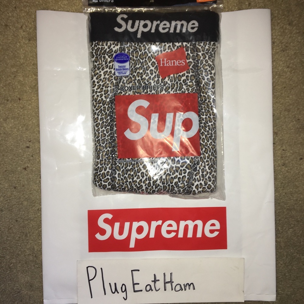 Supreme Hanes Leopard Boxers